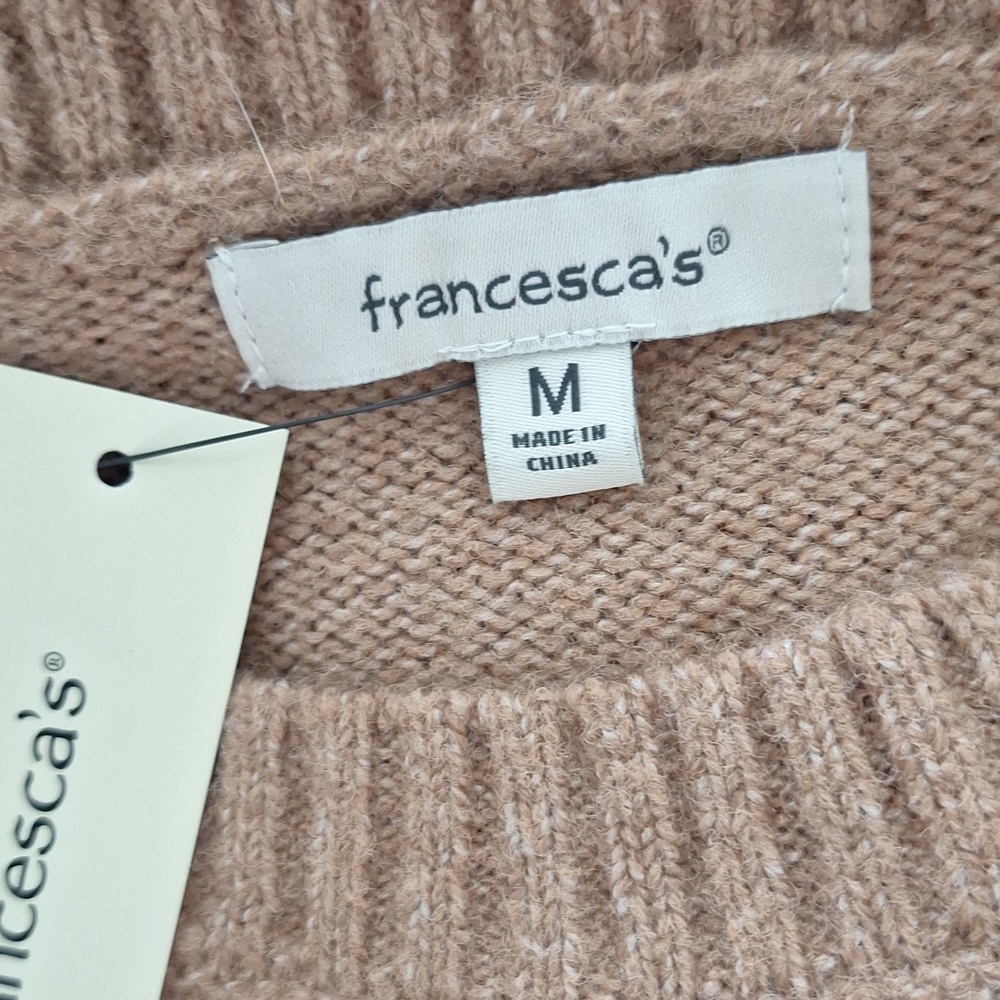 Francesca's Carry Sweater with White Floral Details - Picture 8 of 10